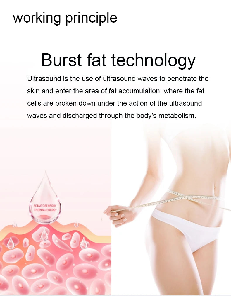 Professional 40K Ultrasonic Cavitation Body Shaping & Skin Tightening Unit