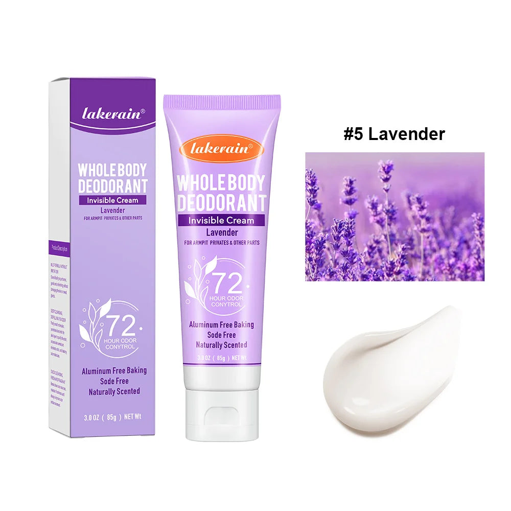 72-Hour Invisible Whole Body Deodorant Cream for All-Day Freshness - 19