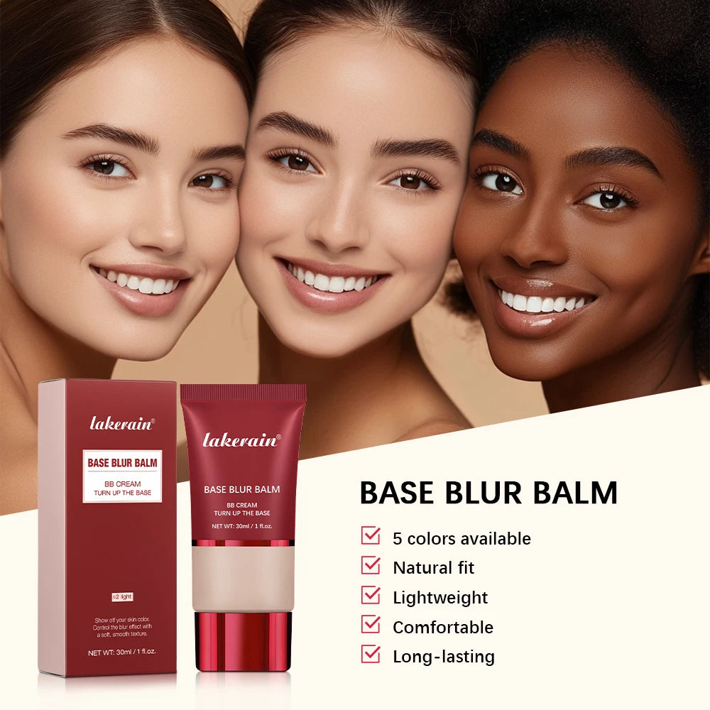 Blurring Foundation Balm with Applicator Brush for a Smooth Matte Finish - 4