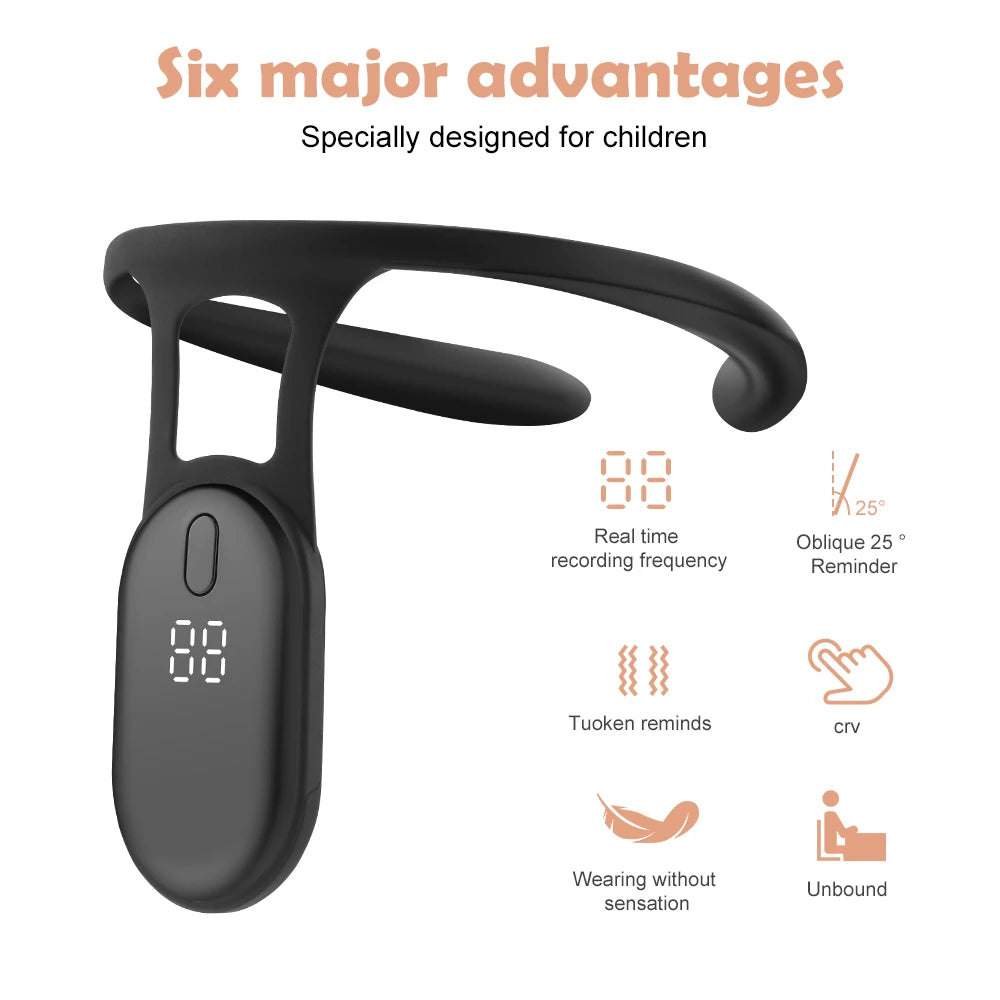 Intelligent Posture Corrector with LCD Display and Vibration Reminder