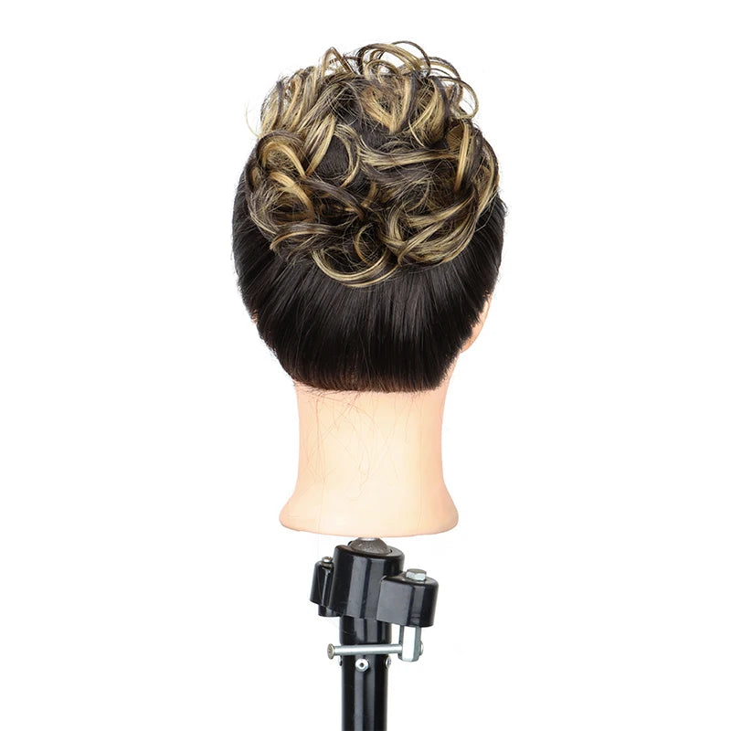 Messy Bun Hair Extension Scrunchie for Voluminous Updo Hairstyles - 7