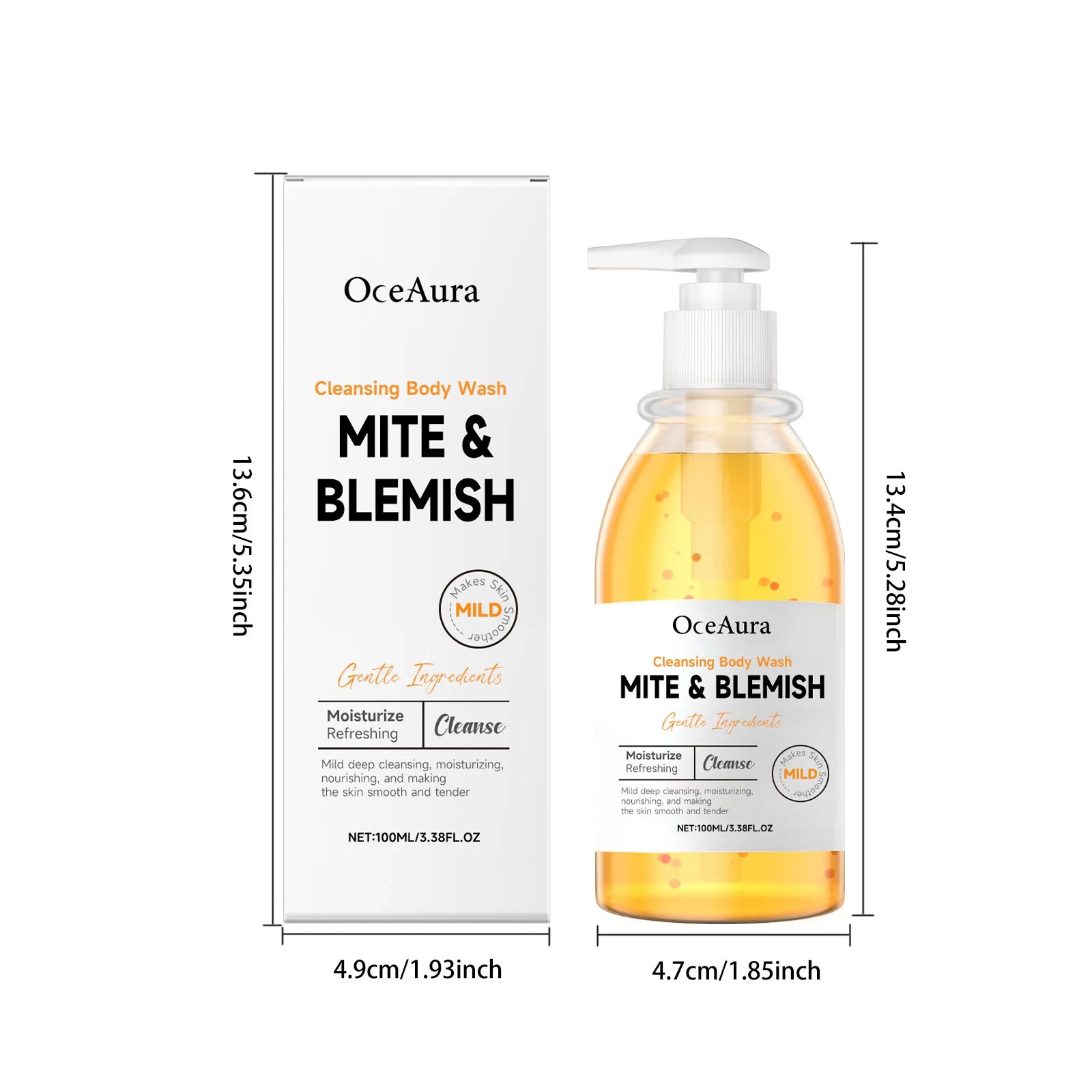 Anti-Mite and Acne Control Cleansing Body Wash for Oily Skin - 7