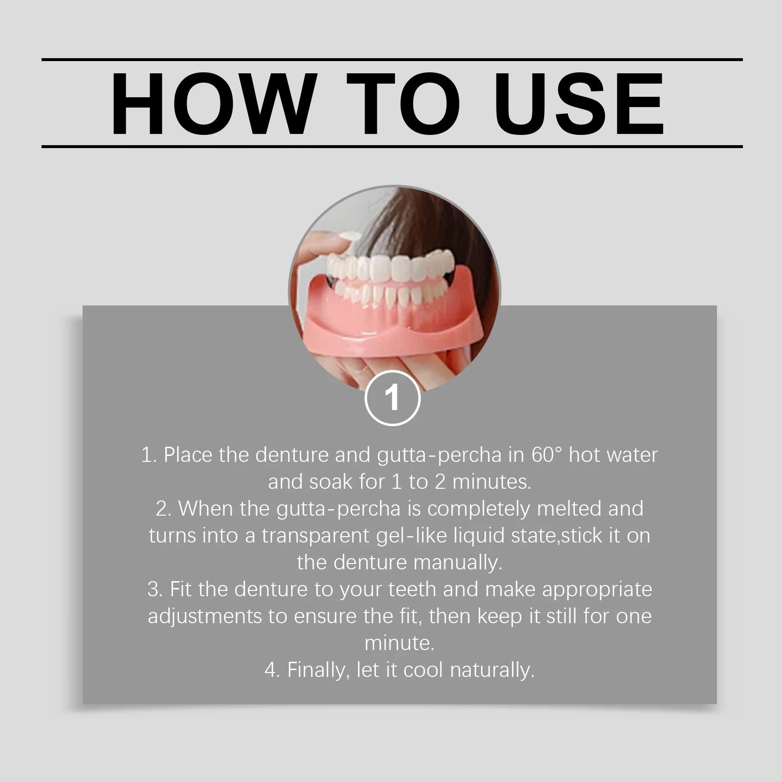 Temporary Silicone Denture Set for Beautiful Smiles and Tooth Repair - 14