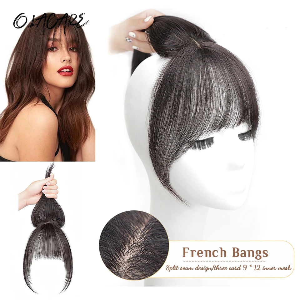 Clip-In Hair Topper for Volume and Natural Fringe