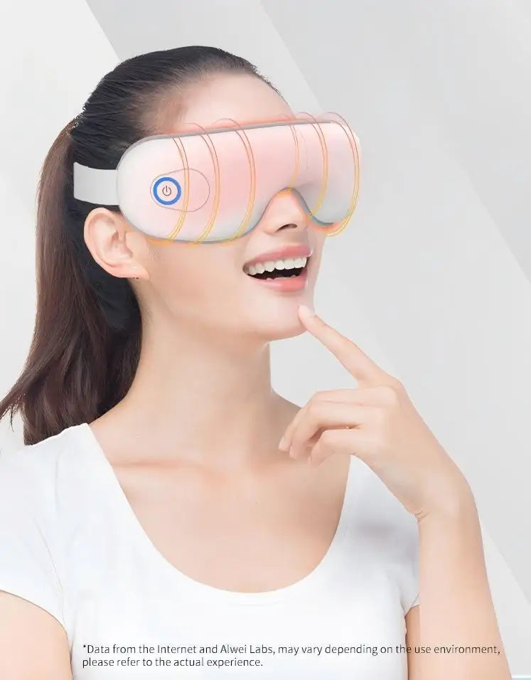 Rechargeable Eye Massager with Heat and Air Compression for Relaxation
