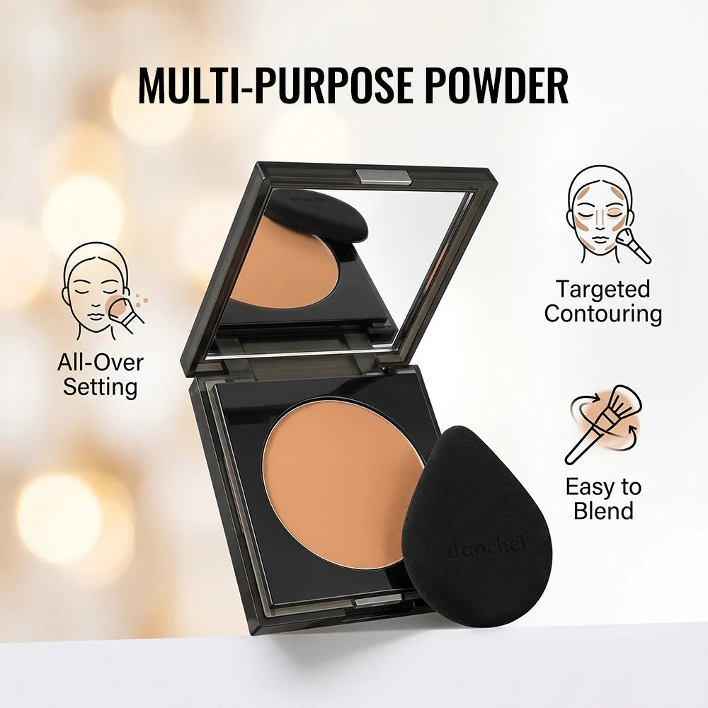 Oil Control Matte Pressed Powder for Flawless Long Lasting Face Makeup