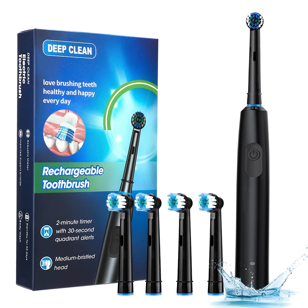 Rechargeable Rotating Electric Toothbrush for Deep Teeth Cleaning - 13