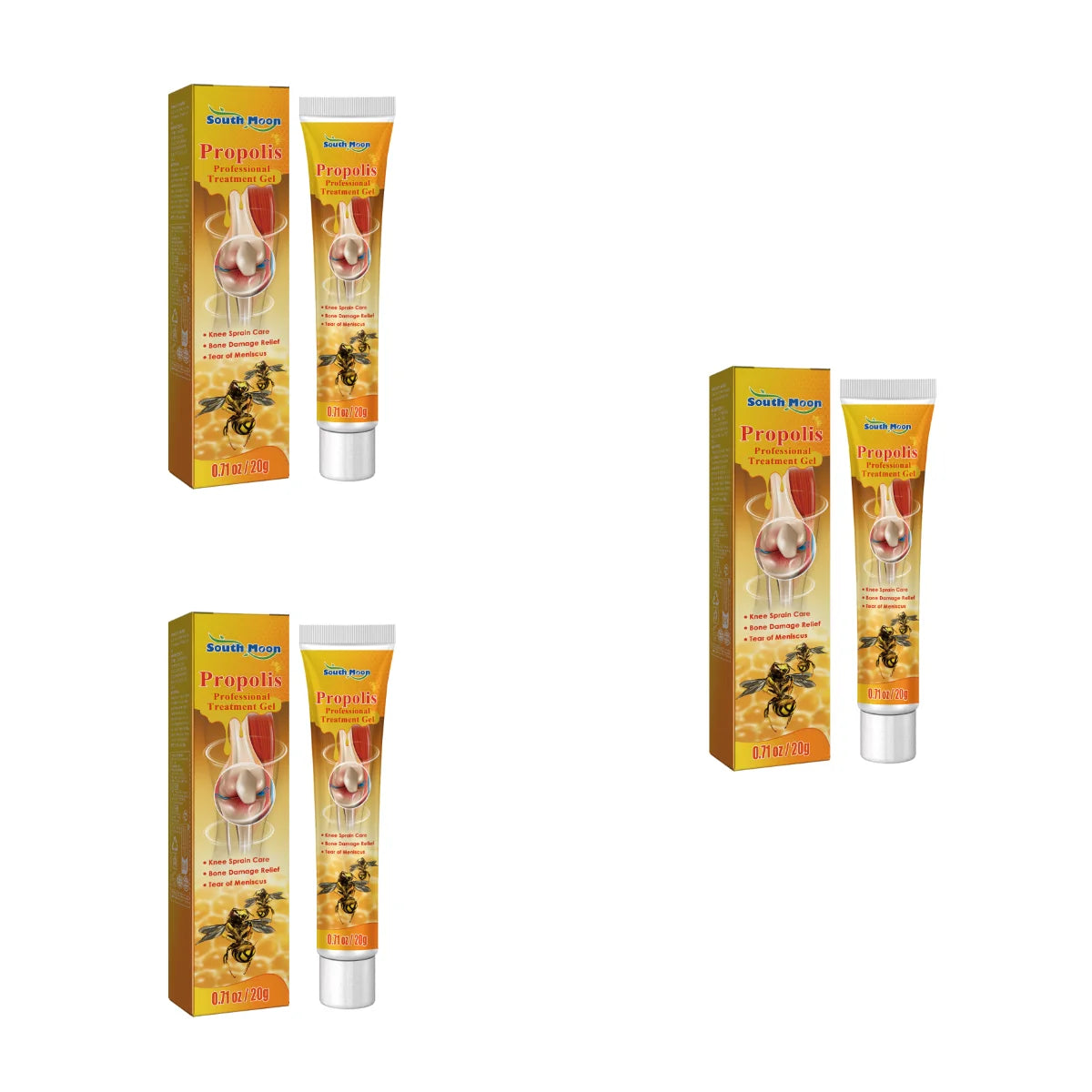 Propolis Joint Relief Cooling Gel for Knees Back and Muscle Soreness