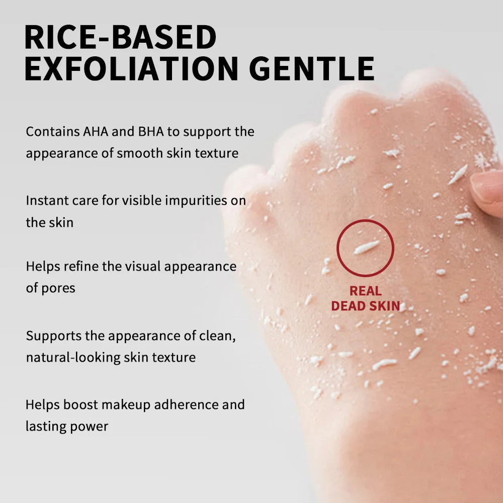 Exfoliating Rice Essence Serum for Deep Pore Cleansing and Skin Brightening - 4