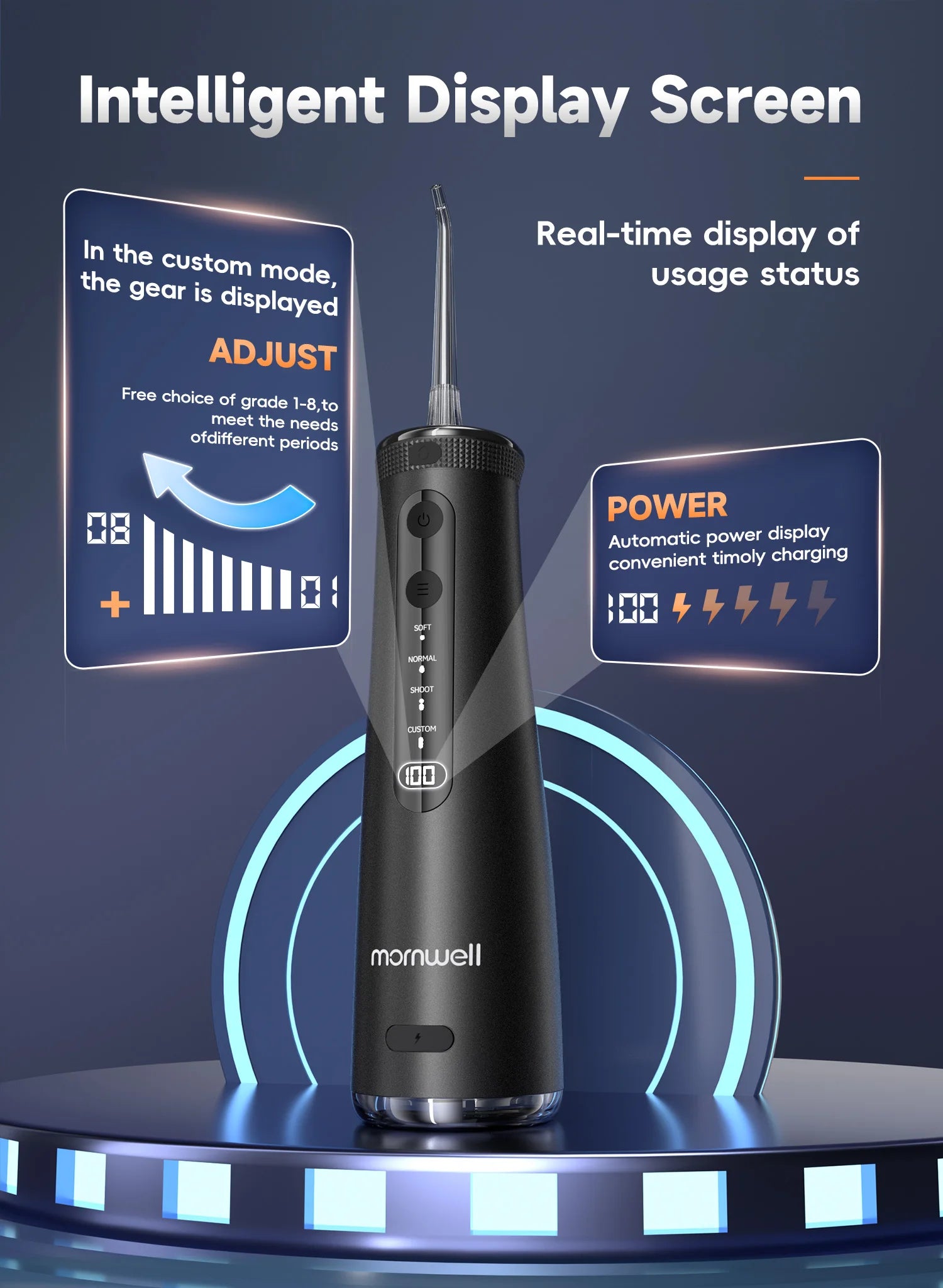 Portable Cordless Water Flosser for Deep Teeth Cleaning and Gum Care - 8