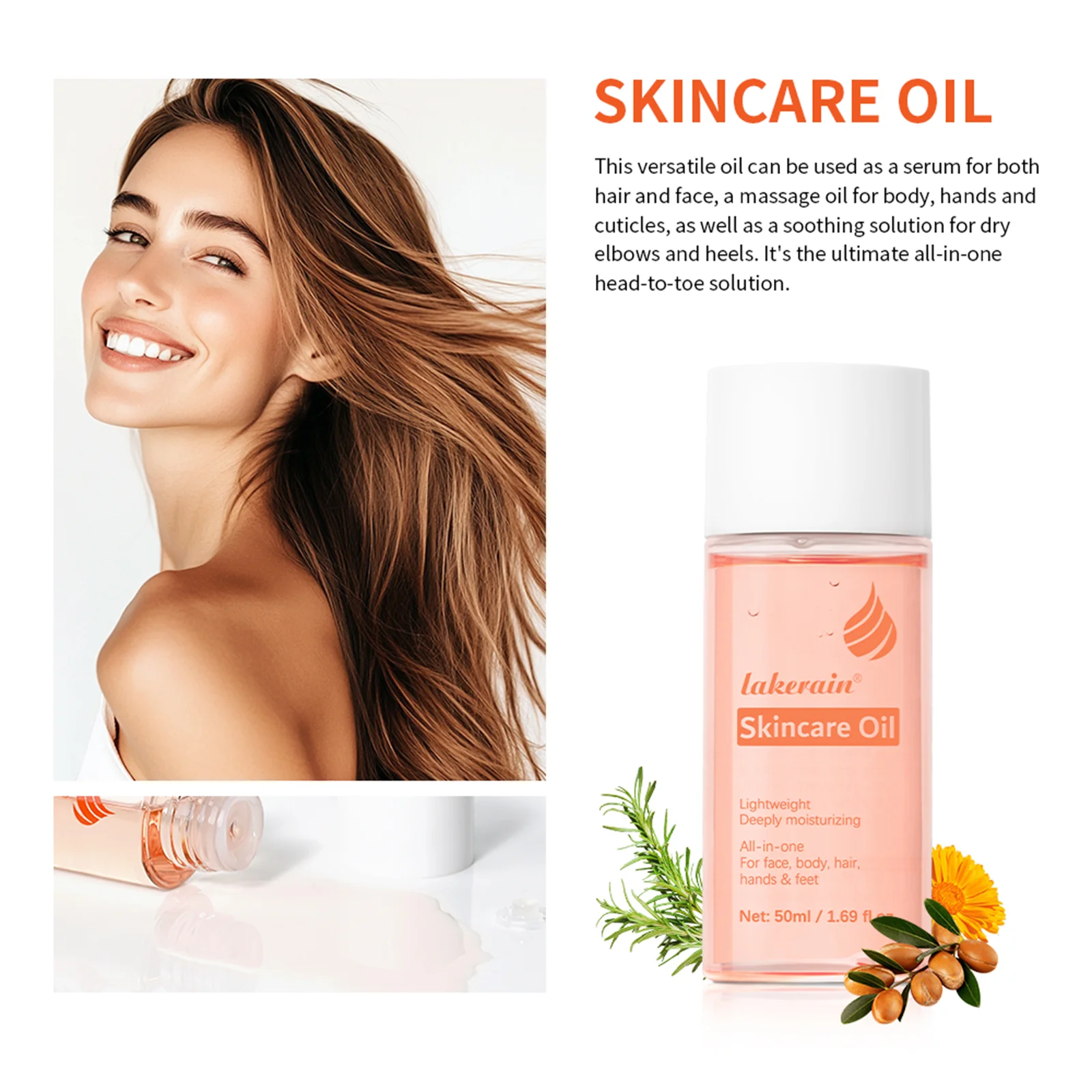 Multipurpose Hydrating Skincare Oil for Face, Body, and Hair Health - 4