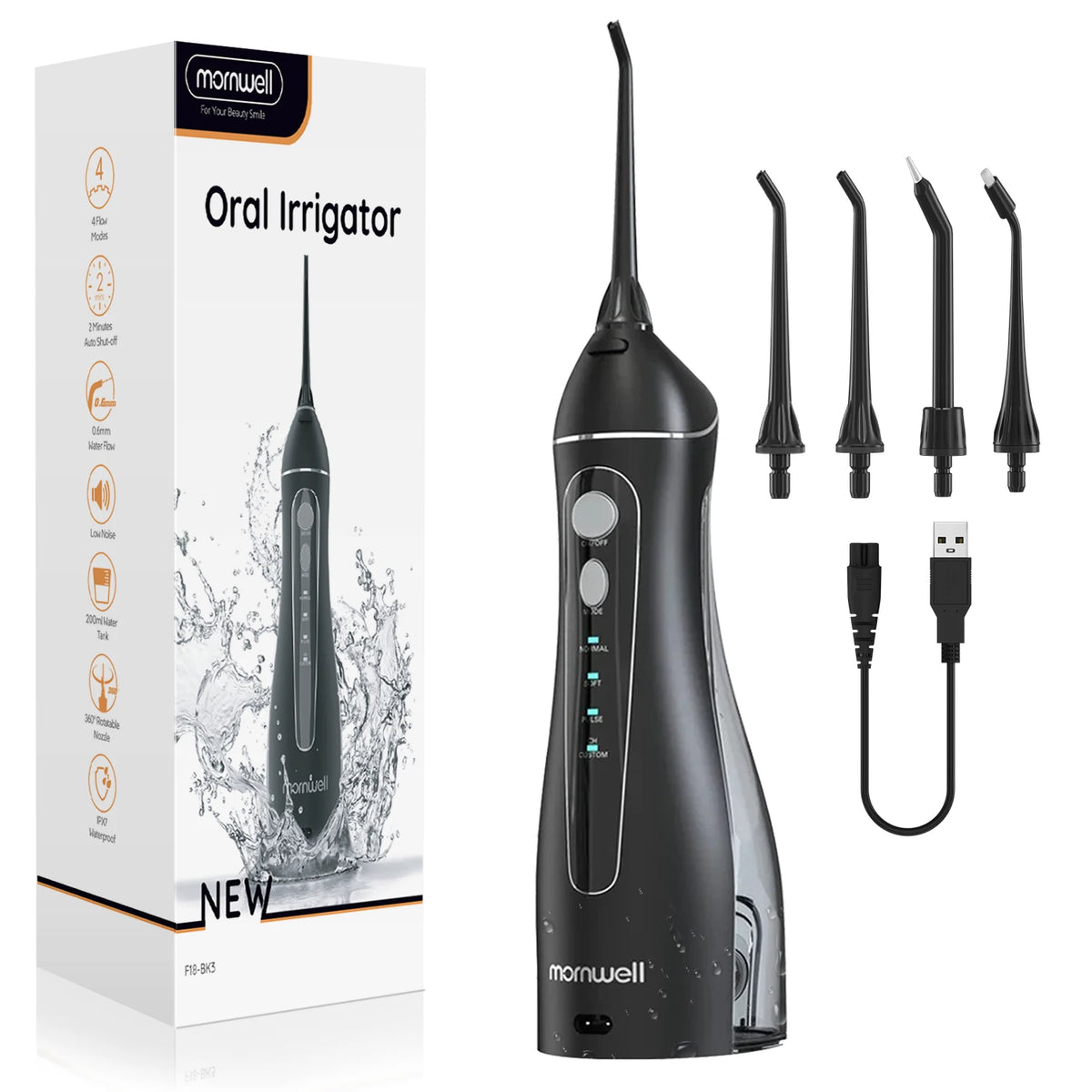 Portable Electric Water Flosser for Teeth Cleaning and Gum Health