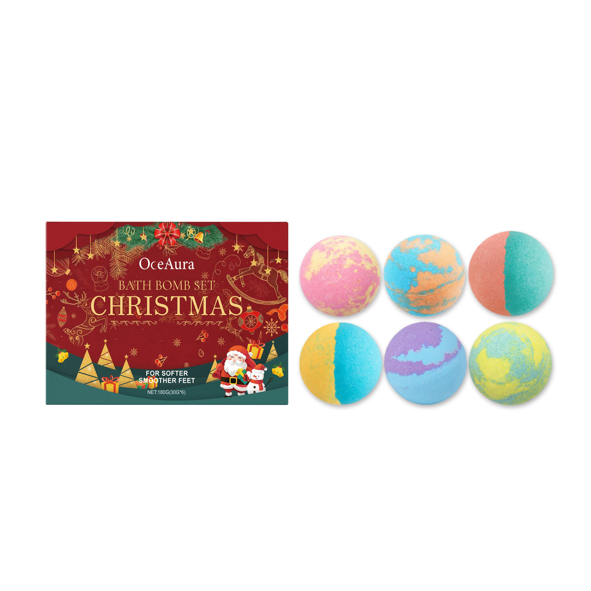Scented Surprise Bath Bomb Gift Set for Kids and Adults