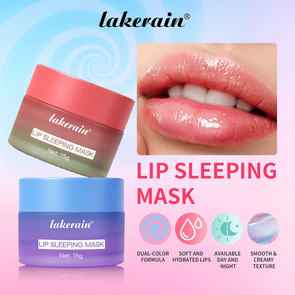 Dual-Color Hydrating Lip Sleeping Mask for Dry and Cracked Lips - 7
