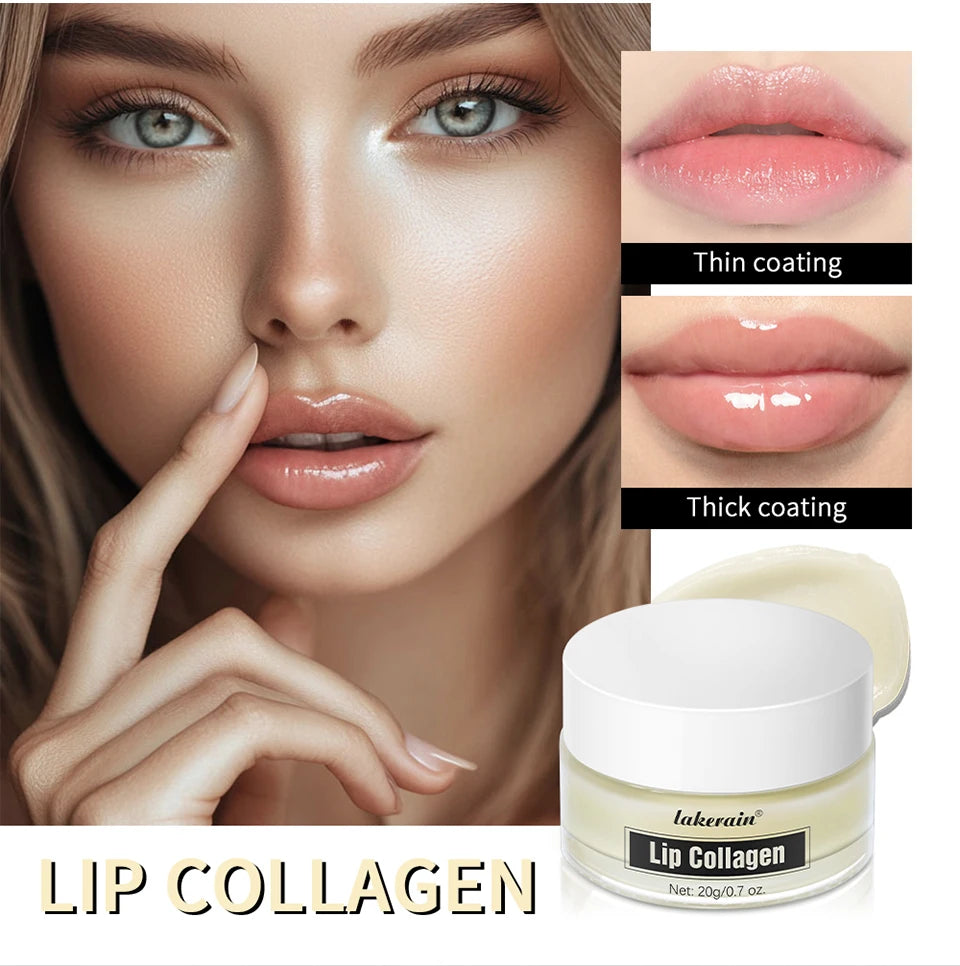 Collagen Infused Moisturizing Lip Repair Mask for Dry and Cracked Lips