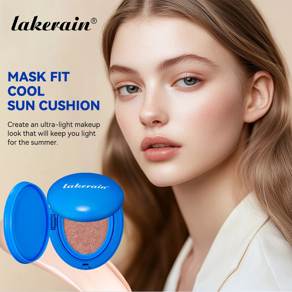 Long-Lasting Cushion Foundation with Sun Protection and Semi-Matte Finish