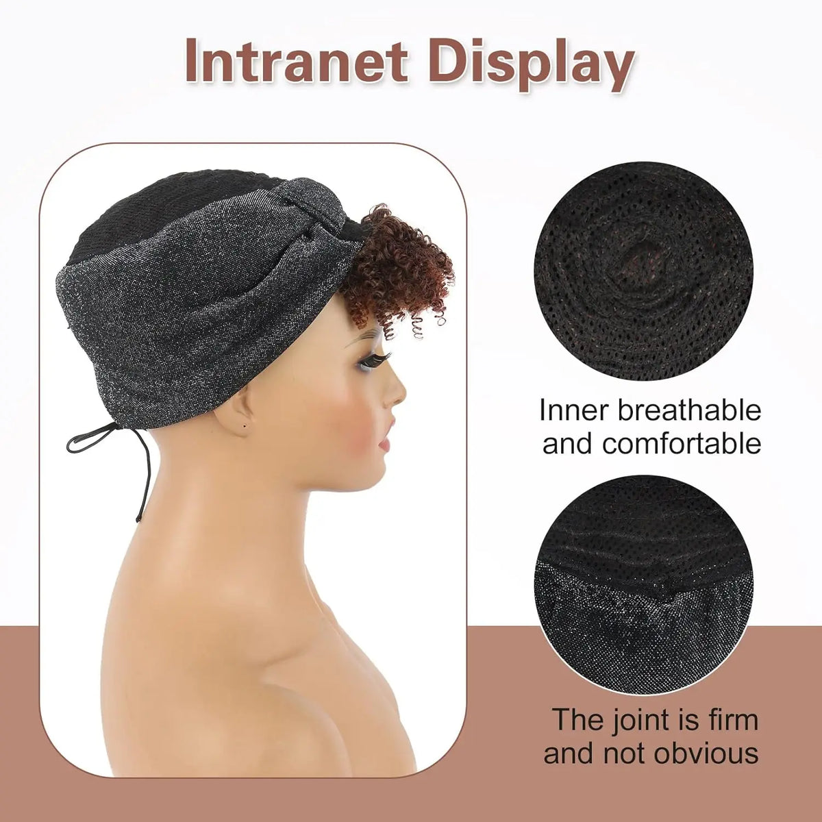 Short Kinky Curly Headband Wig for Easy Daily Styling