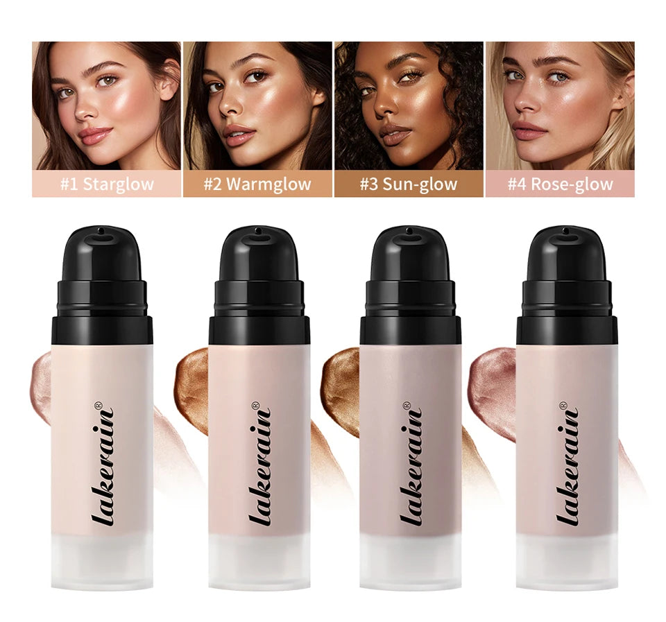 Luminous Water-Based Gel Highlighter for Radiant Dewy Skin