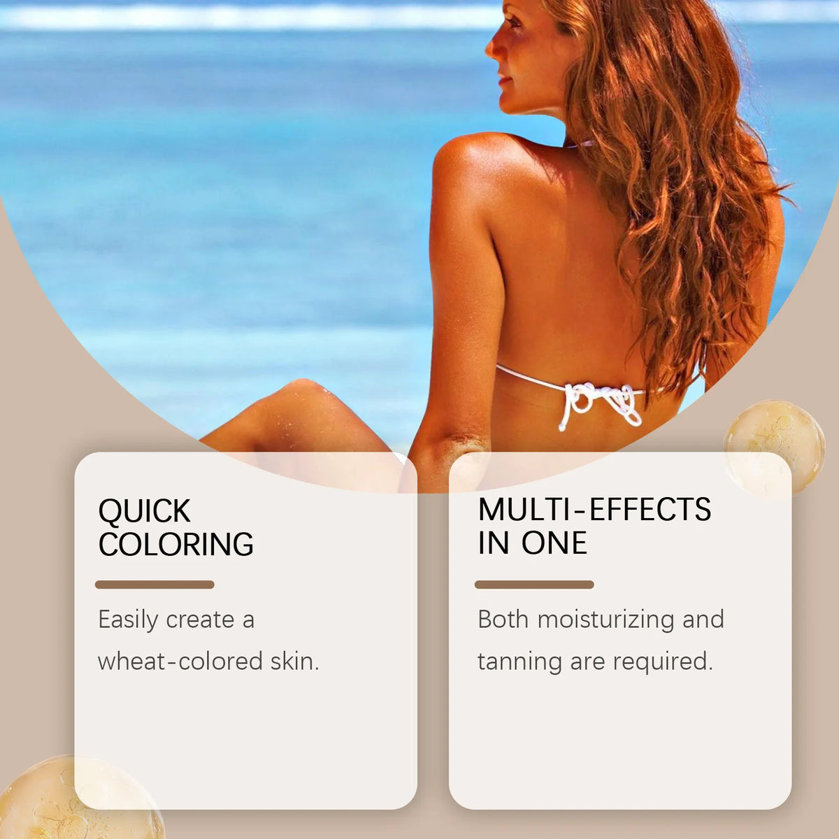 Gradual Sunless Tanning Lotion for a Natural Bronze Glow