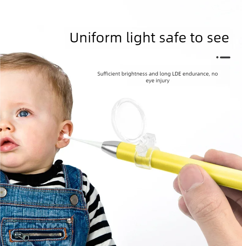 LED Illuminated Ear Wax Removal Tool Kit for Kids and Adults - 8