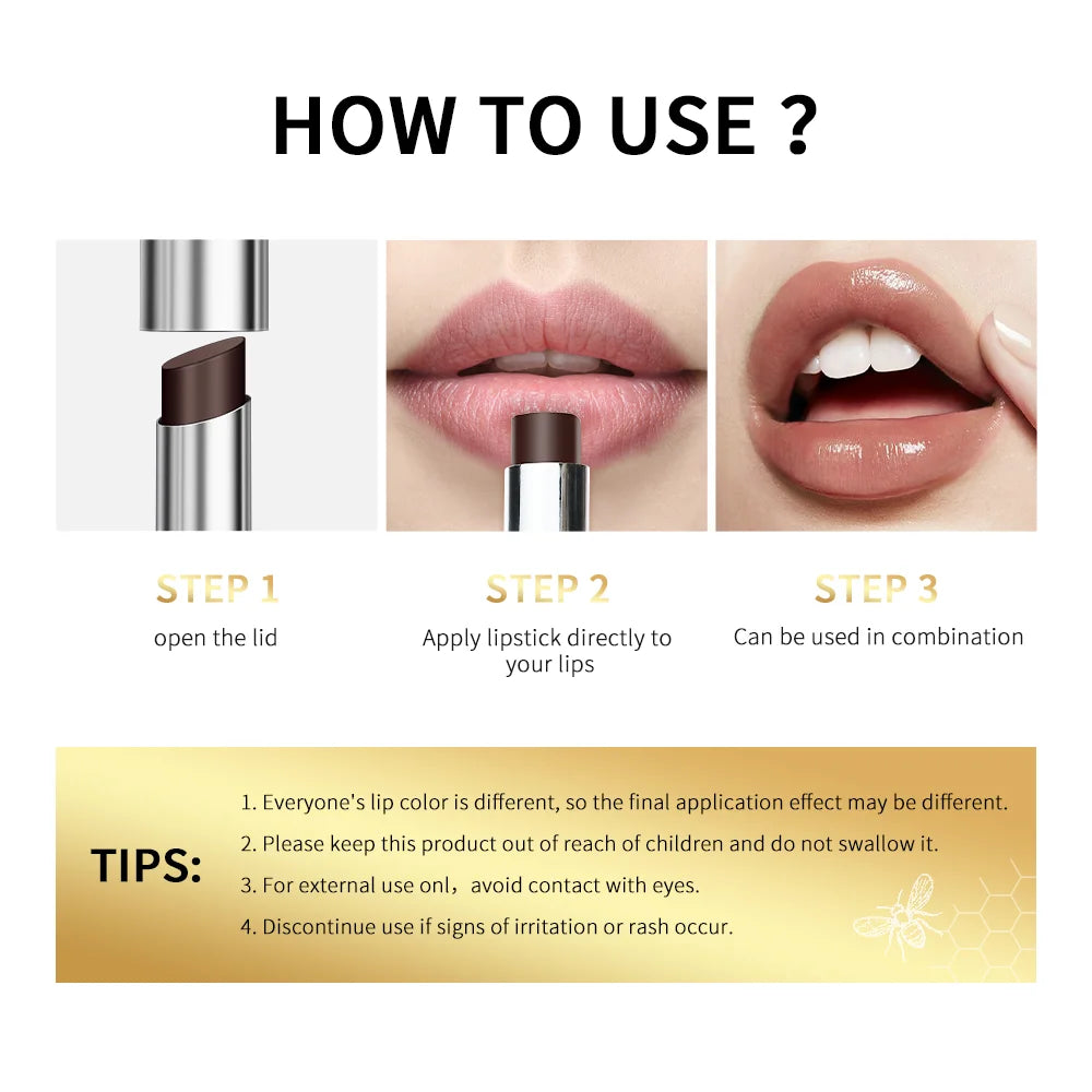 Long-Lasting Moisturizing Lipstick and Natural Lip Plumping Balm