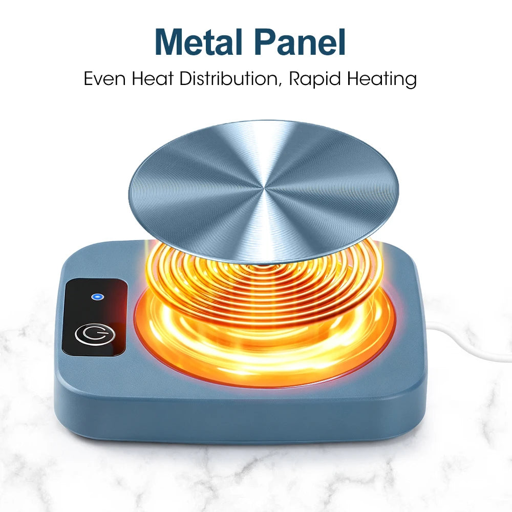 Electric Mug Warmer Coaster for Home and Office Hot Beverage Heating - 10