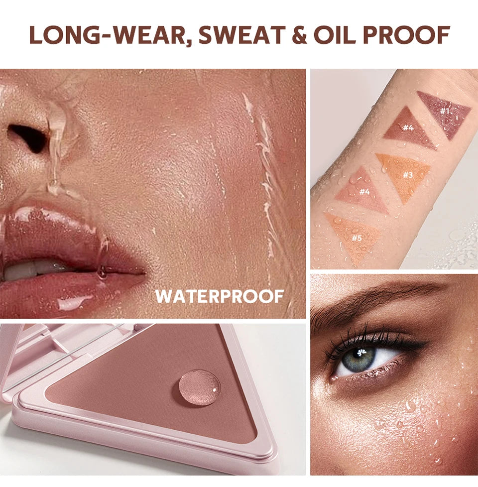 Long-Lasting Matte Bronzer Powder for Smooth Face Contouring