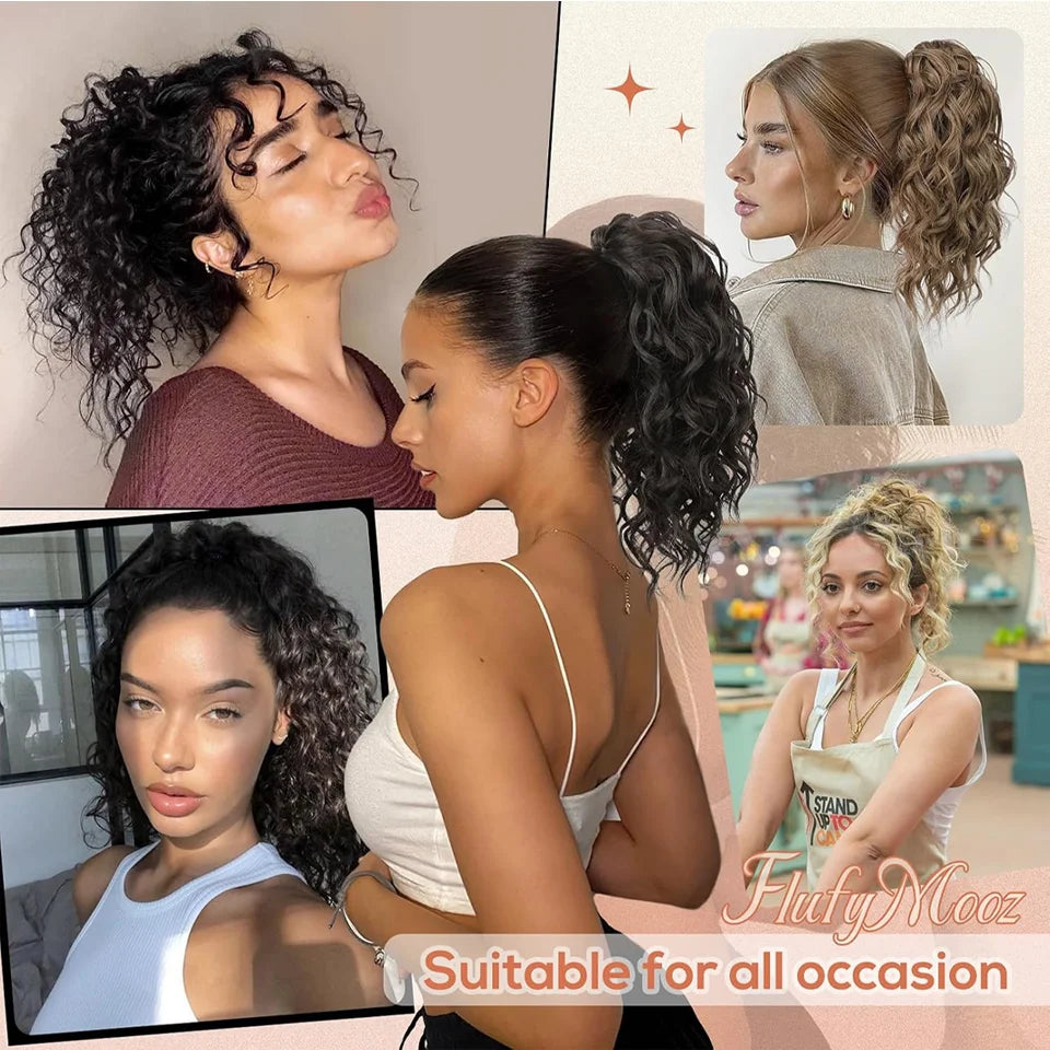 Wavy Claw Clip Ponytail Extension for Instant Volume