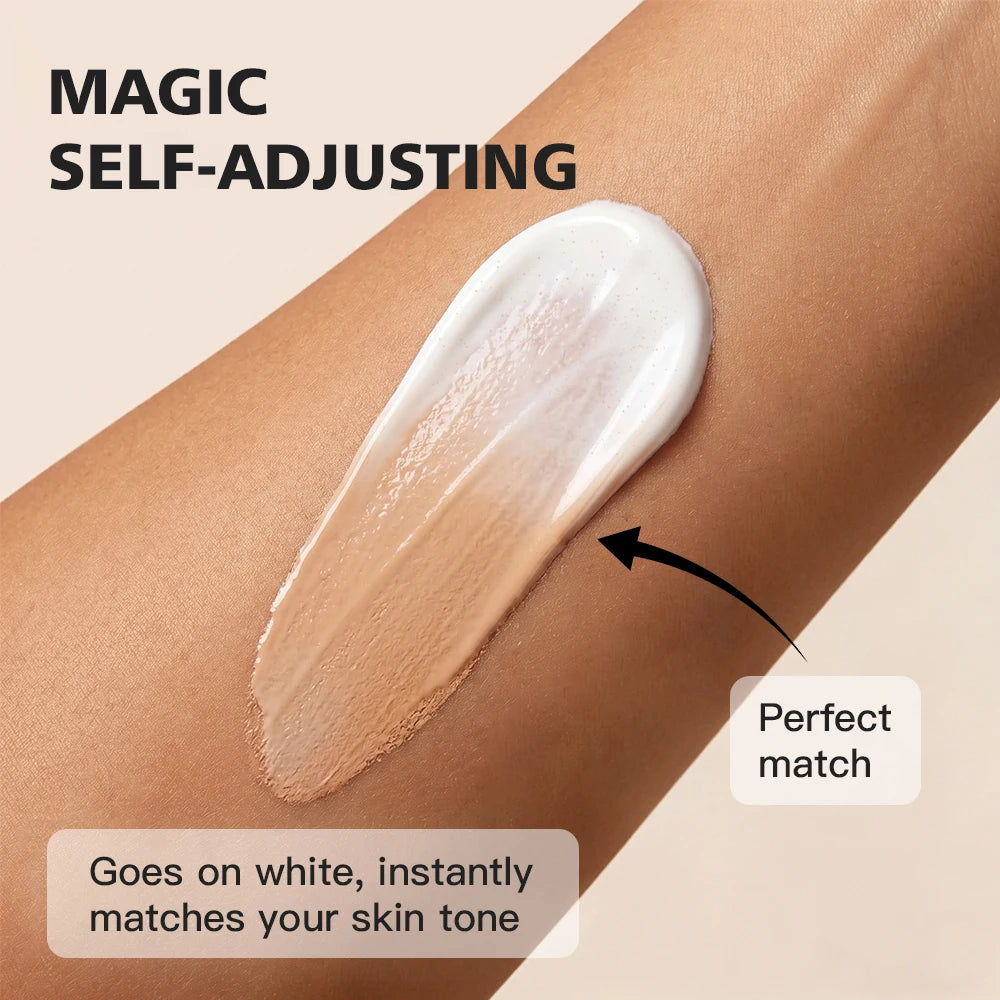 Color-Changing Liquid Foundation for Flawless Even Skin Tone Coverage - 13