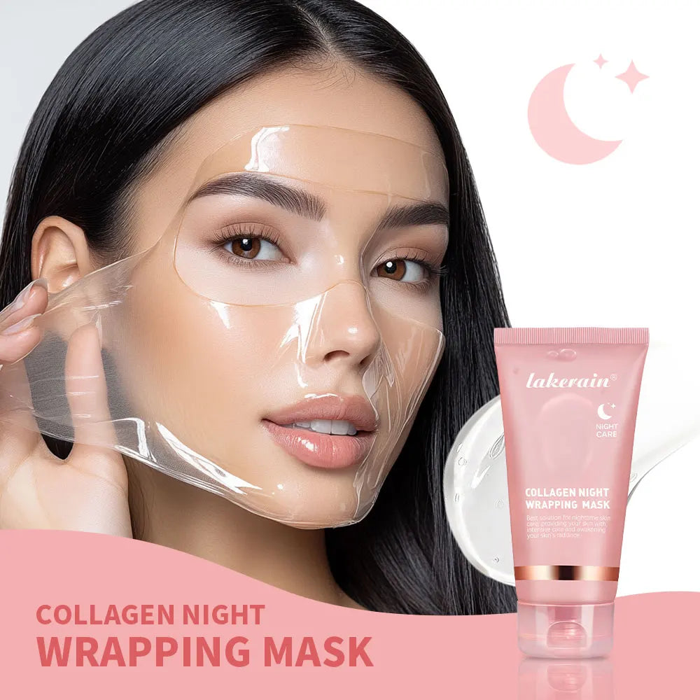 Collagen Peel-Off Night Mask for Face Firming and Deep Hydration - 1