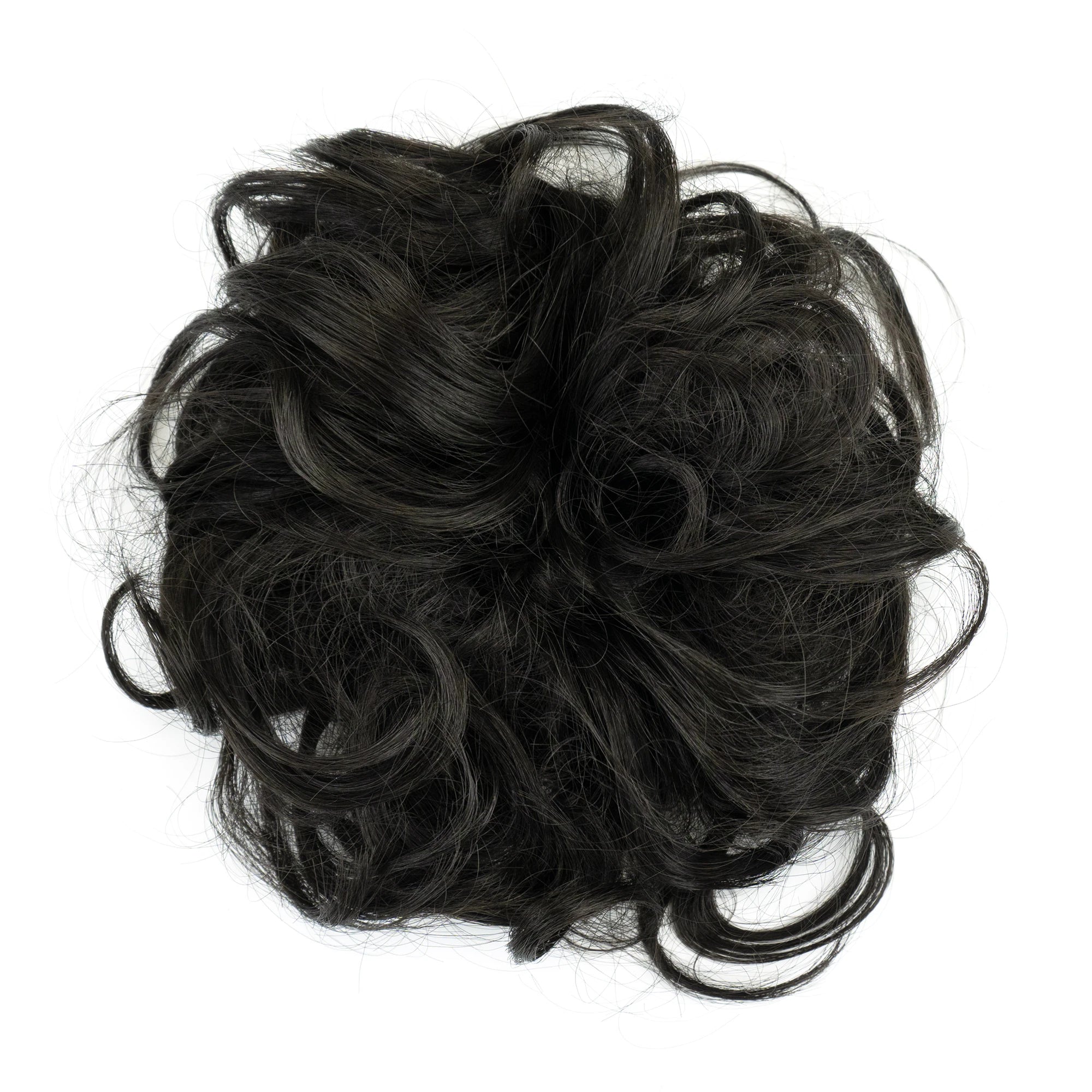 Messy Curly Hair Bun Scrunchie for Instant Volume and Elegant Updos - 25