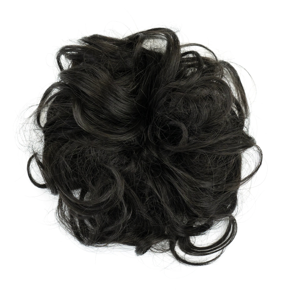 Messy Curly Hair Bun Scrunchie for Instant Volume and Elegant Updos