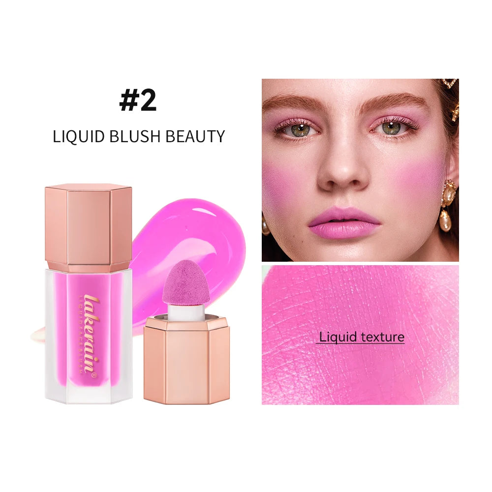 Waterproof Liquid Blush with Built-in Applicator for Natural Matte Finish - 23
