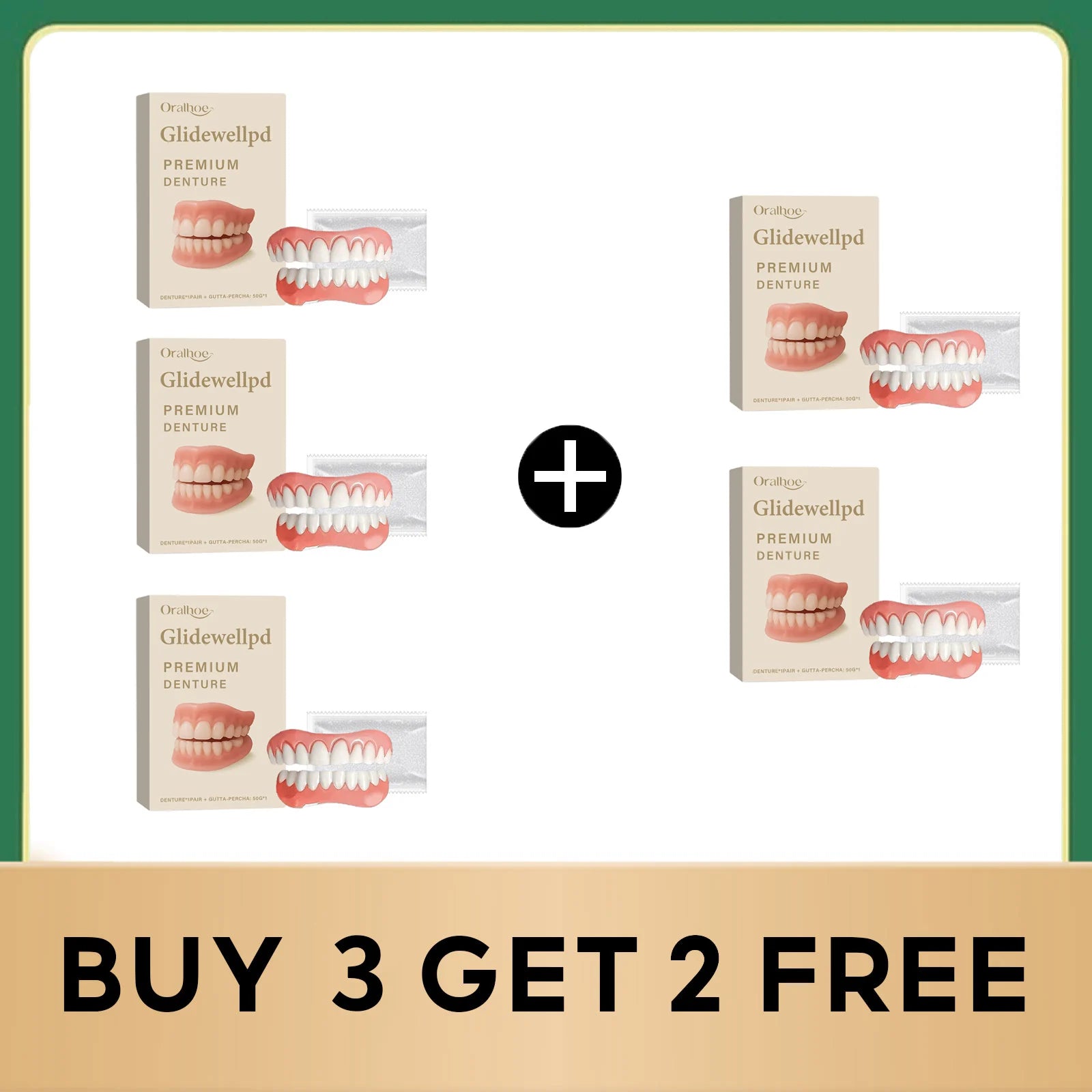 Flexible Silicone Cosmetic Dentures for Missing Teeth and Smile Restoration - 16