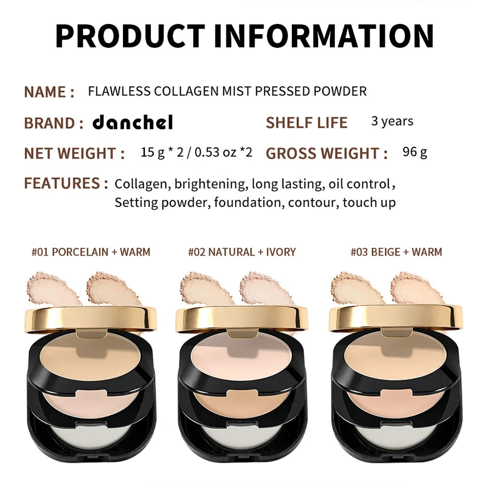 Double Layer Matte Setting Powder for Long-Lasting Oil Control and Coverage
