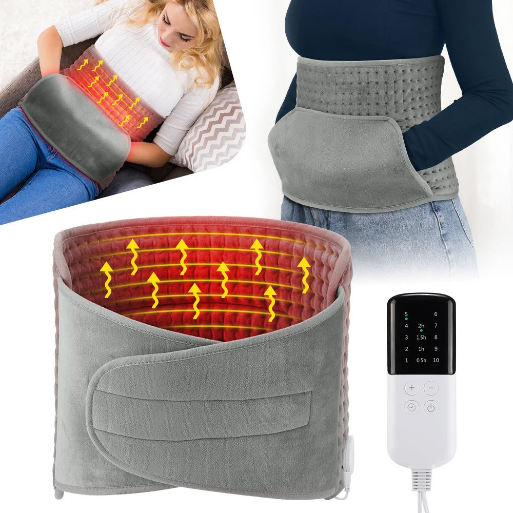 Electric Heating Waist Belt for Back Pain Relief and Winter Warming - 19