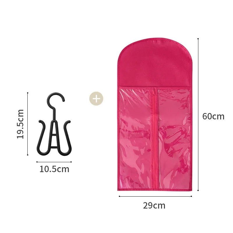 Protective Wig Storage Bag with Hanging Organizer for Easy Care - 16