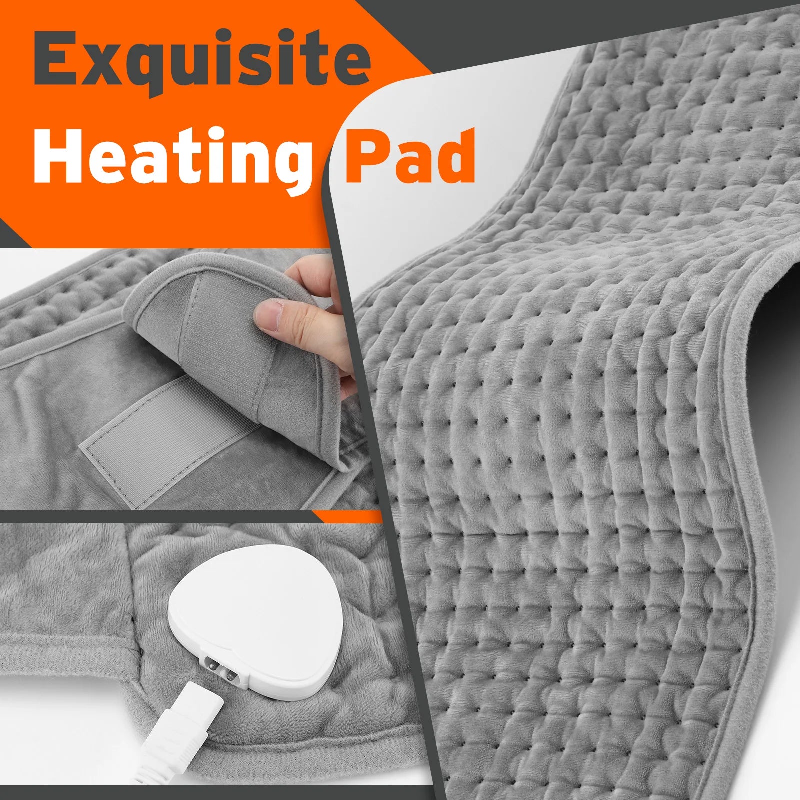 Electric Heated Lumbar Support Belt for Back Pain and Muscle Relief - 10