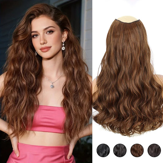 20-Inch Wavy Clip-In Hair Extension for Instant Volume