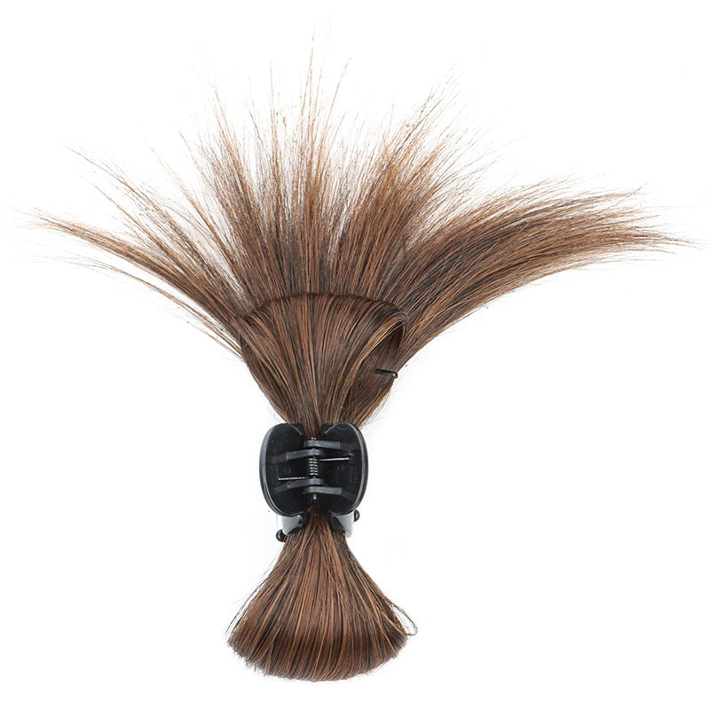 Elegant Synthetic Ponytail Hair Claw Clip for Quick Styling - 8