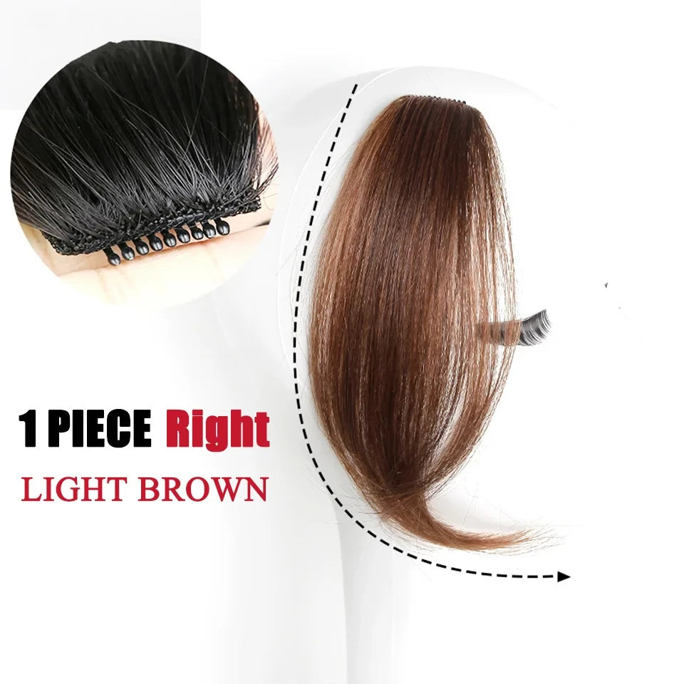 Clip-In Synthetic Hair Side Bangs for Instant Volume
