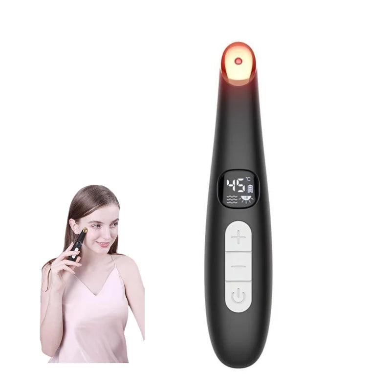 3-in-1 Heated Eye Wand for Dark Circles, Puffiness and Skin Rejuvenation