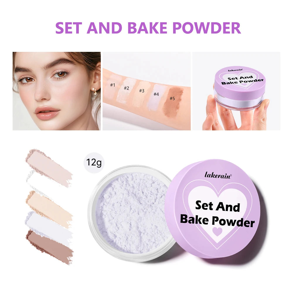 Oil-Absorbing Matte Setting Powder for Long-Lasting Flawless Makeup - 3