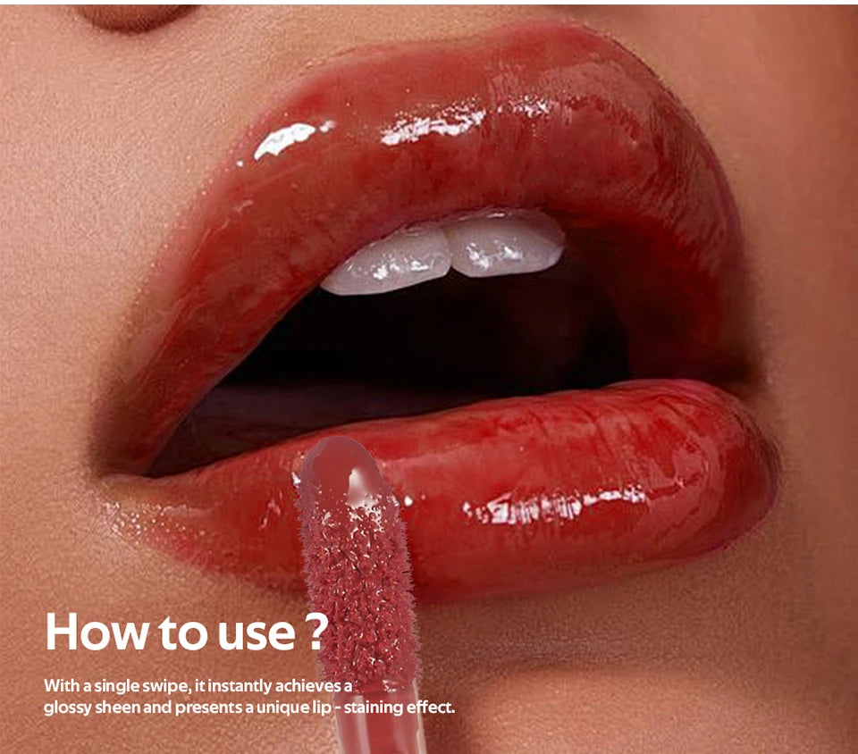 Hydrating Gloss Lip Stain with Vanilla Flavor for Long-Lasting Moisture - 13