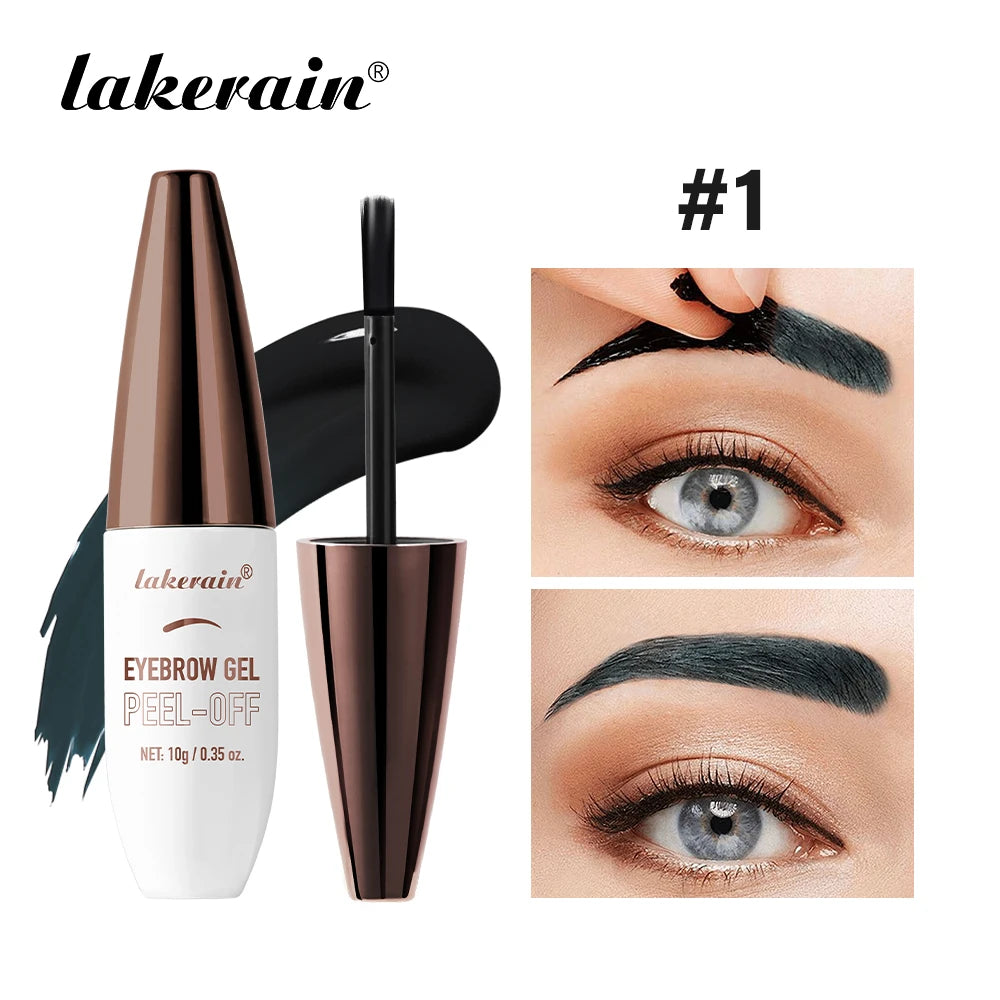 Waterproof Peel-Off Eyebrow Tint Gel for Long-Lasting Natural Brows