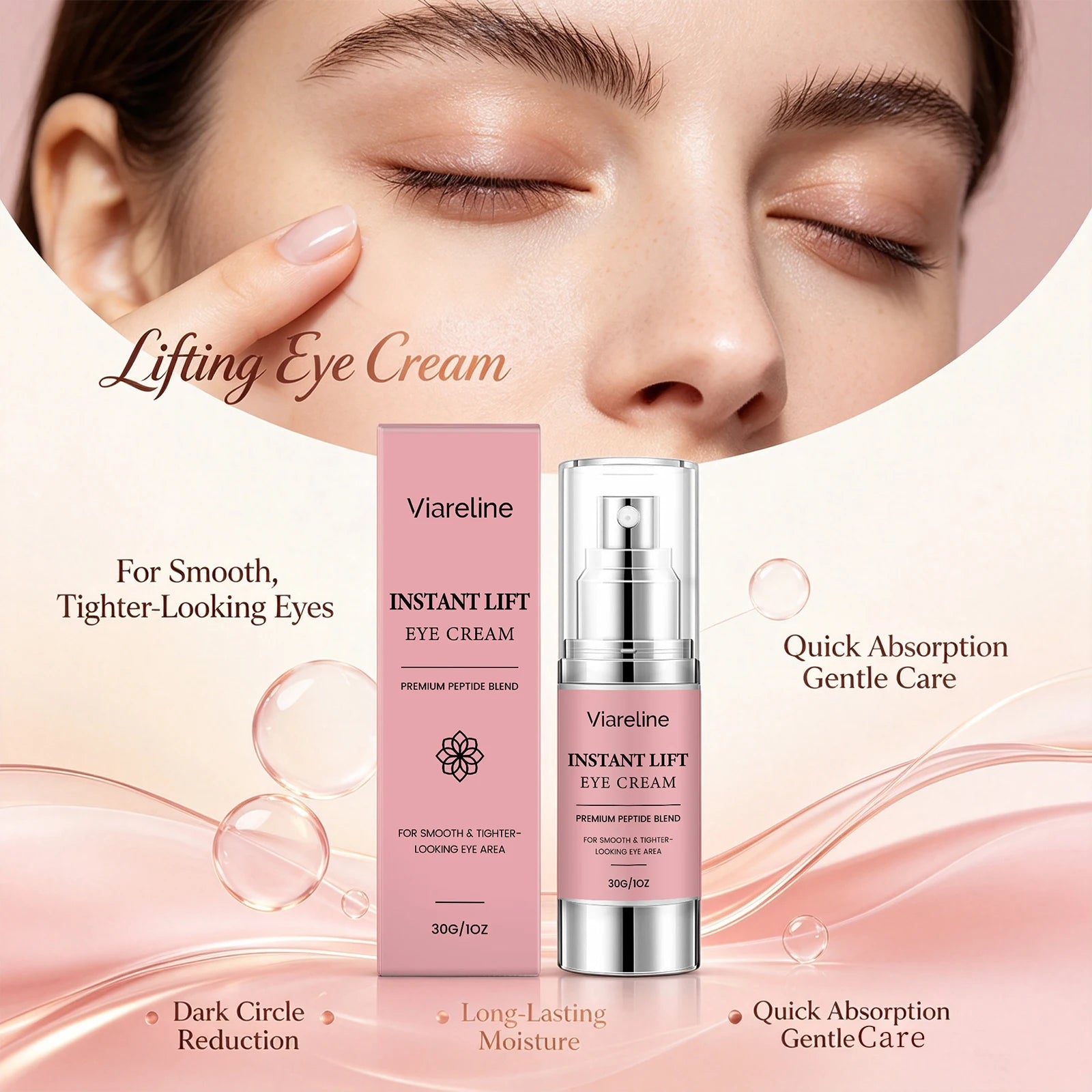 Lifting and Firming Eye Cream for Dark Circles and Fine Lines - 4