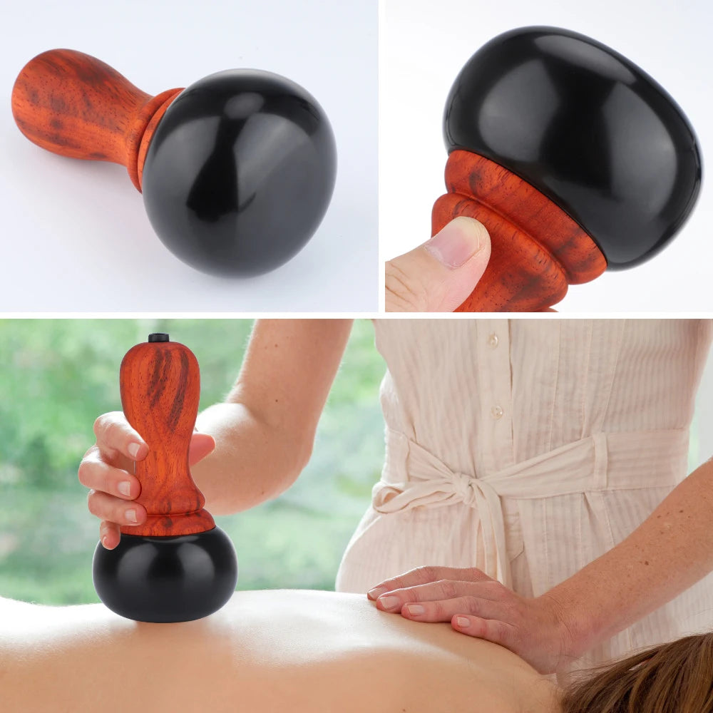 Electric Heated Bian Stone Massage Ball for Full Body Pain Relief - 5
