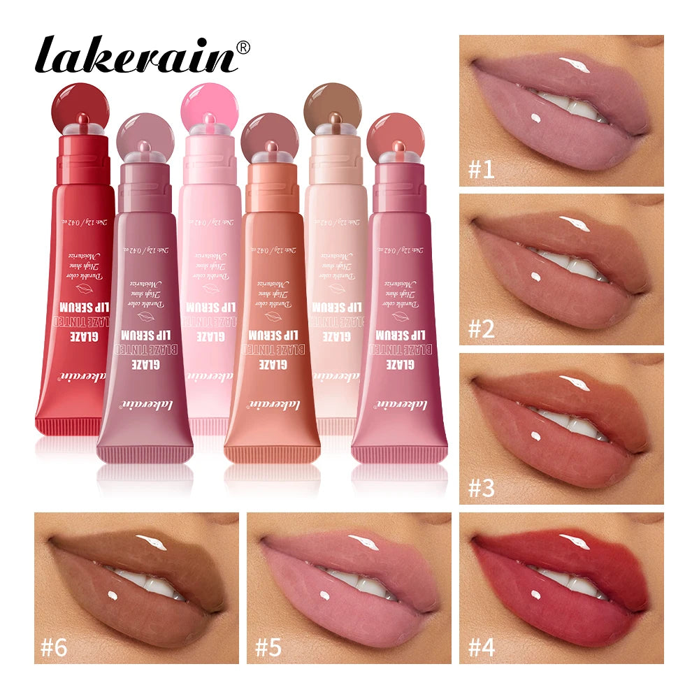 Hydrating Tinted Lip Serum for High-Shine Plump and Nourished Lips