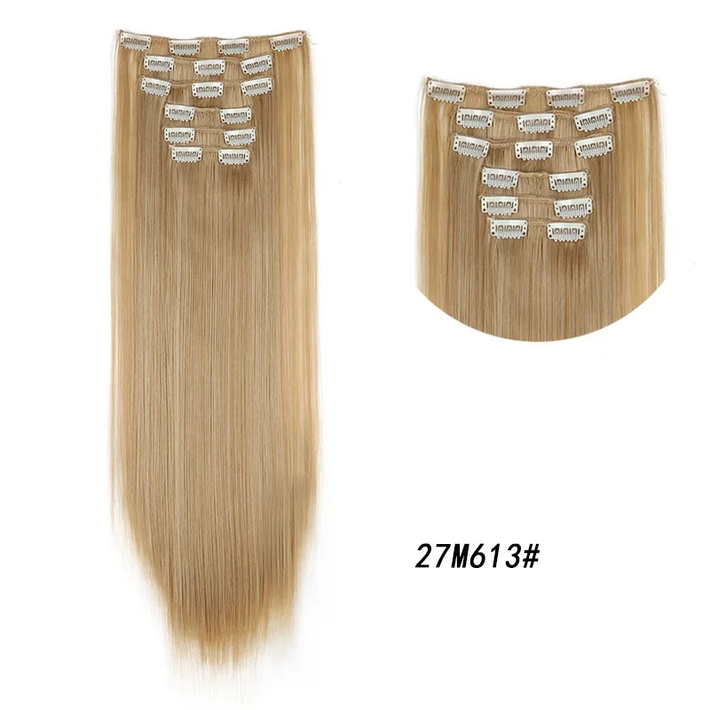 Long Curly Clip-In Hair Extensions for Instant Volume and Length