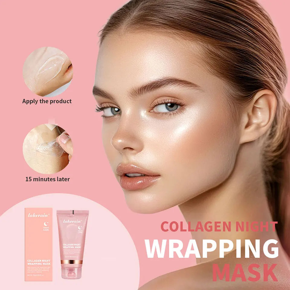 Collagen Peel-Off Night Mask for Face Firming and Deep Hydration - 6
